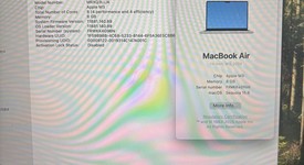 Good
													MacBook Air 2024 (M3) - 13" - Apple M3, Silver, 256 GB, 8 GB, 8-core GPU, photo 2 of 8
