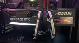 Used
													Gigabyte GeForce RTX 3070 Ti - GV-N307TAORUS M-8GD, Aorus Master, photo 2 of 7