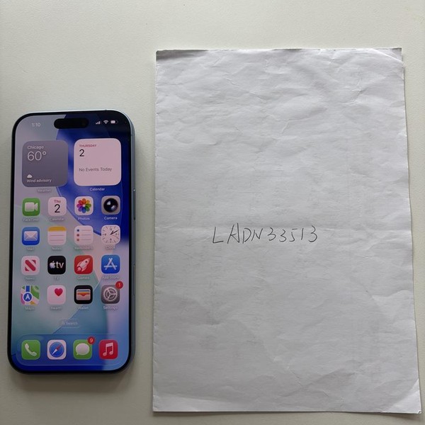 Apple iPhone 17 - Unlocked, 256 GB, Mist Blue, A3258