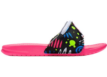 Nike Benassi JDI Print Slide Fanny Pack Neon for sale