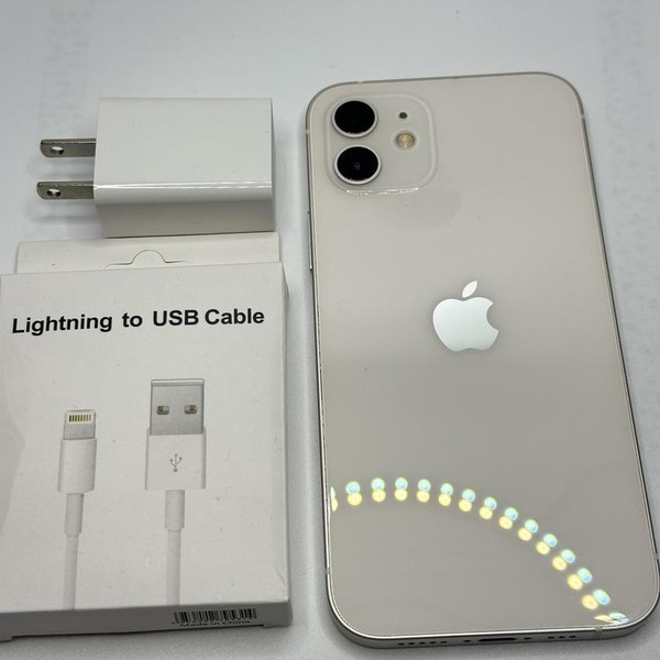 Apple iPhone 12 - Unlocked, 128 GB, White, A2172