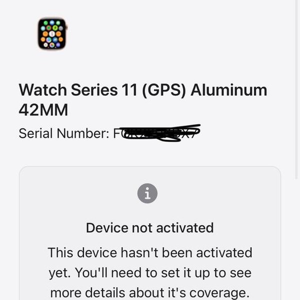 Apple Watch Series 11 42mm - Rose Gold, A3331 - GPS, Aluminum