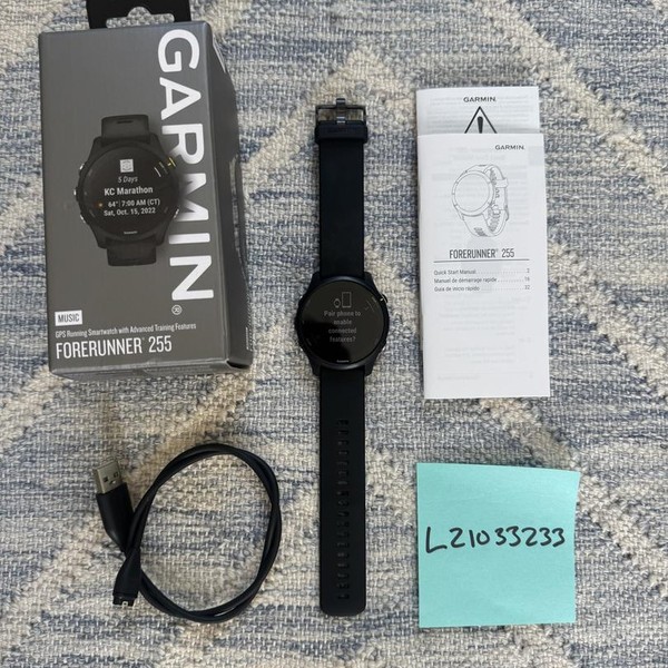 Garmin Forerunner 255 - Black, Music