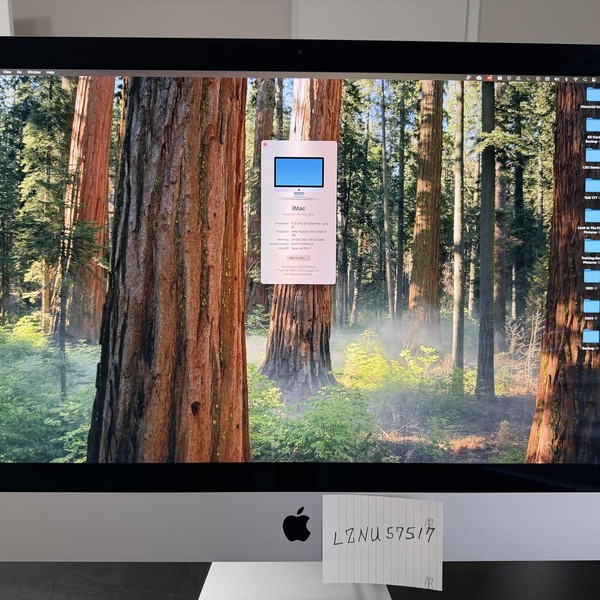 iMac 2020 27 inch Retina 5K - 512 GB, 16 GB, Intel Core i5