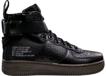 Nike SF Air Force 1 Mid Black Dark Hazel (Women's) for sale