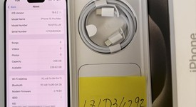Good
													Apple iPhone 15 Pro Max - Unlocked, Blue, 256 GB, A2849, photo 1 of 8