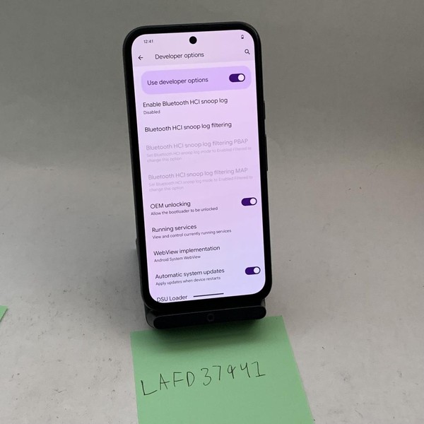 Google Pixel 8a - Unlocked, 128 GB, Obsidian, 8 GB, GKV4X, Sub-6 5G
