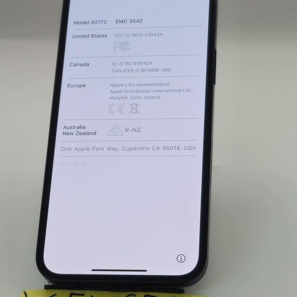 Apple iPhone 12 - Unlocked, Black, 64 GB, A2172