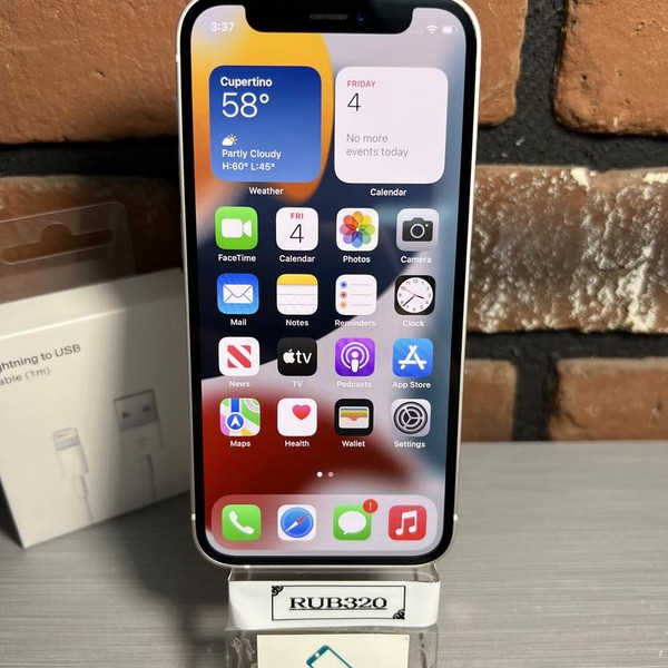 Apple iPhone 12 Mini - Unlocked, 64 GB, White, A2176