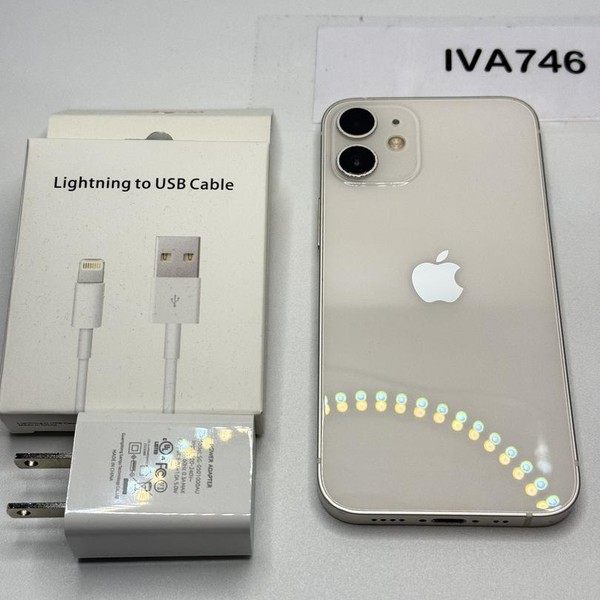 Apple iPhone 12 Mini - Unlocked, 64 GB, White, A2176