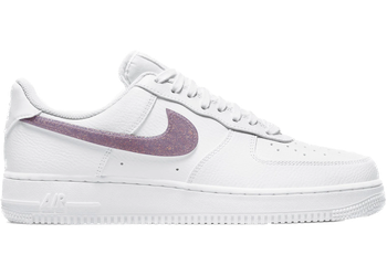 Nike Air Force 1 Low Glitter Swoosh Purple (Women's) for sale