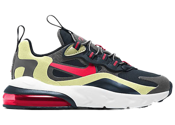 Nike Air Max 270 React Iron Grey Bright Crimson (PS) for sale