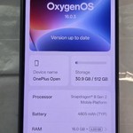 Good OnePlus Open - Unlocked, 512 GB, Black, 16 GB