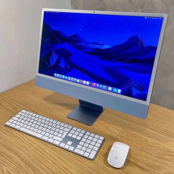 iMac 2021 24 inch - 256 GB, Blue, 8 GB, Apple M1