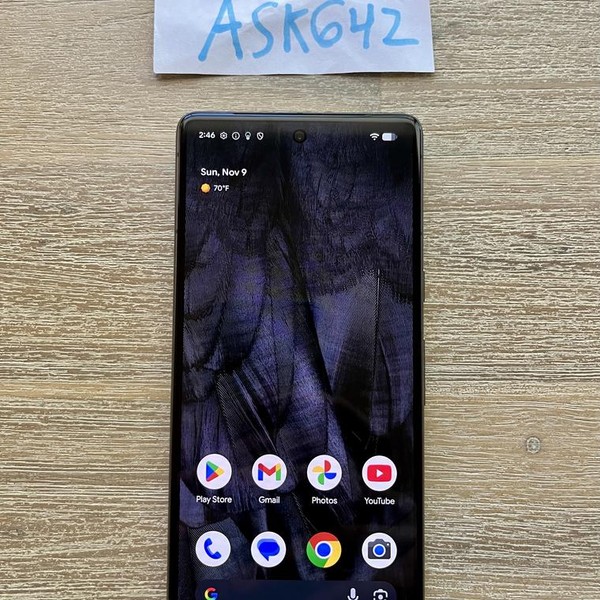 Google Pixel 7 - Unlocked, 128 GB, Obsidian, 8 GB, GVU6C, Sub-6 5G