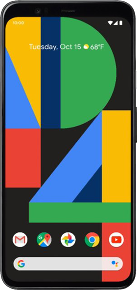 Google Pixel 4 XL - Unlocked, White, 64 GB, 6 GB, G020J, Google Edition