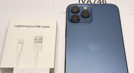 Good
													Apple iPhone 12 Pro Max - Unlocked, Pacific Blue, 128 GB, A2342, photo 4 of 5