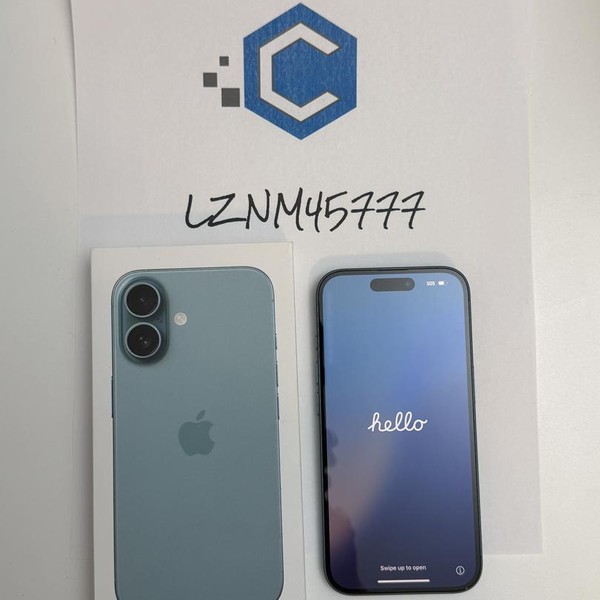 Apple iPhone 16 - Unlocked, 128 GB, Teal, A3081