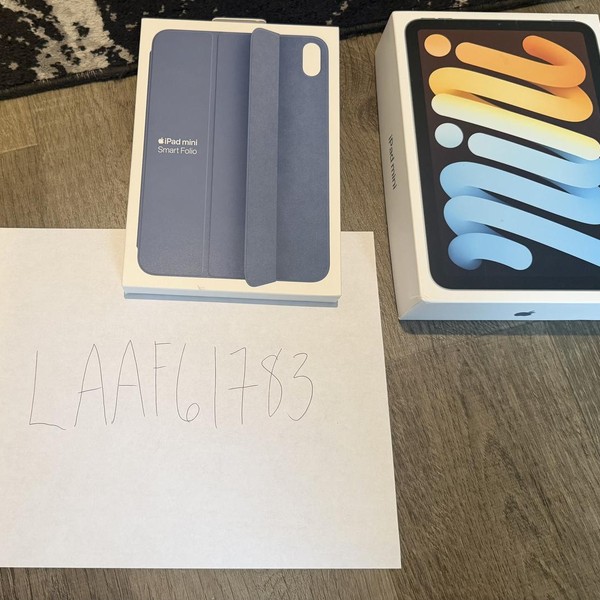 Apple iPad Mini 7th Gen - Unlocked, 512 GB, Blue, A2995