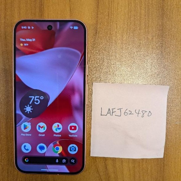 Google Pixel 9 - Unlocked, 128 GB, Peony, 12 GB, G2YBB