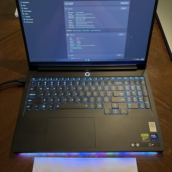 Lenovo Legion Pro 7i 16 inch (Gen 10) - 2 TB, Gray, 32 GB, Intel Core Ultra 9