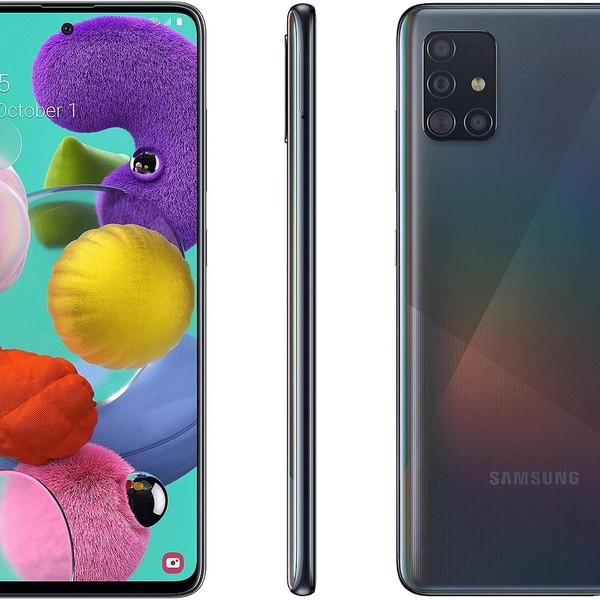 Samsung Galaxy A51 - TracFone, 128 GB, Black, 4 GB, SM-S515DL