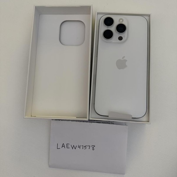 Apple iPhone 16 Pro - Unlocked, 256 GB, White, A3083