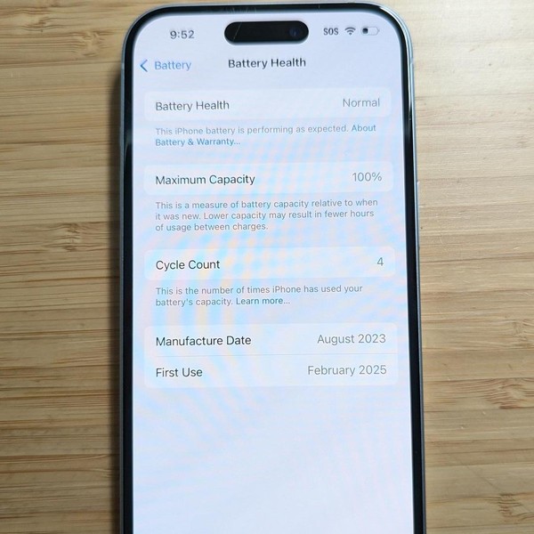 Apple iPhone 15 - Unlocked, 128 GB, Blue, A2846