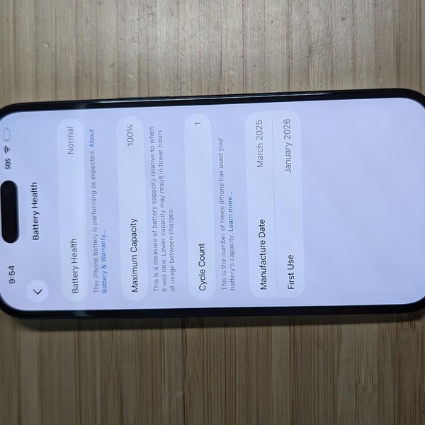 Apple iPhone 15 - AT&T, 128 GB, Black, A2846
