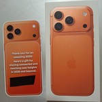 New Apple iPhone 17 Pro - Unlocked, 256 GB, Cosmic Orange, A3256