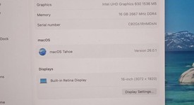 Fair
													MacBook Pro 2019 - 16" - I9, Gray, 1 TB, 16 GB, photo 3 of 12