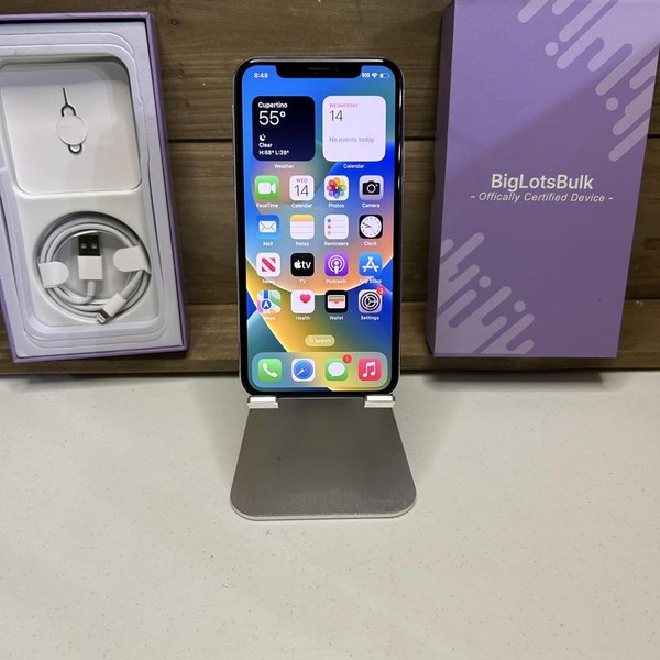 Apple iPhone X - Unlocked, 256 GB, Silver, A1901, GSM