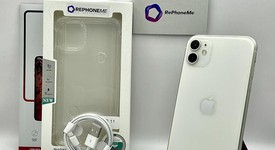 Good
													Apple iPhone 11 - Unlocked, White, 128 GB, A2111, photo 1 of 5