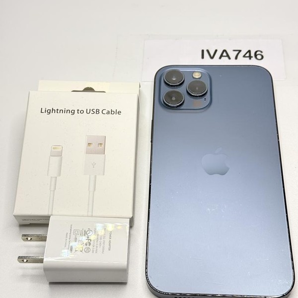 Apple iPhone 12 Pro Max - Unlocked, 128 GB, Pacific Blue, A2342