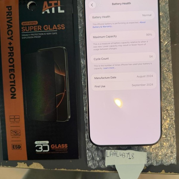 Apple iPhone 16 Pro Max - Unlocked, 256 GB, Desert, A3084