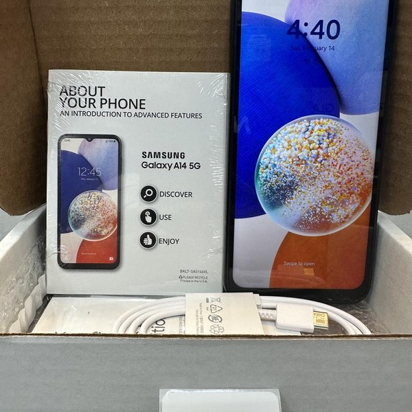 Samsung Galaxy A14 5G - Unlocked, 64 GB, Black, 4 GB