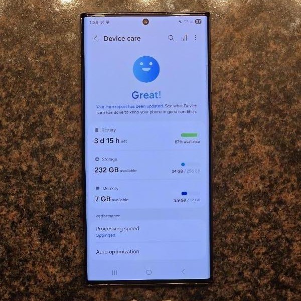 Samsung Galaxy S22 Ultra - T-Mobile, 256 GB, Black, 12 GB, SM-S908U