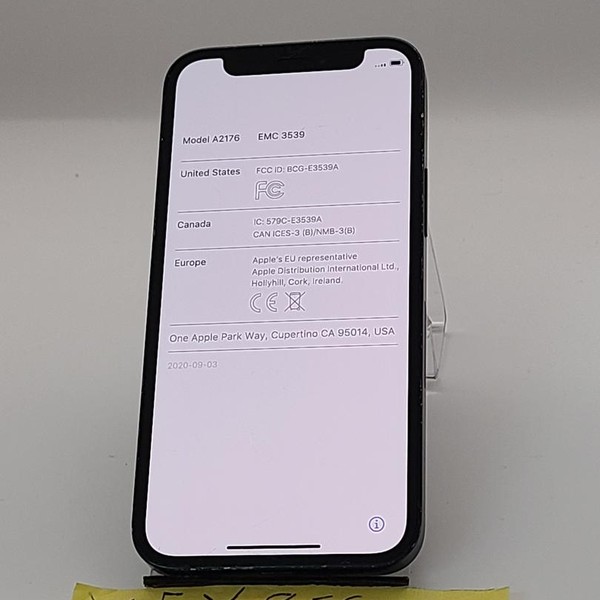 Apple iPhone 12 Mini - AT&T, 64 GB, Black, A2176