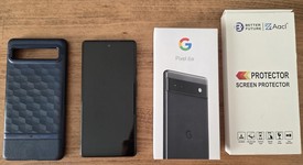 Good
													Google Pixel 6a - Unlocked, Charcoal, 128 GB, 6 GB, GX7AS, photo 2 of 4