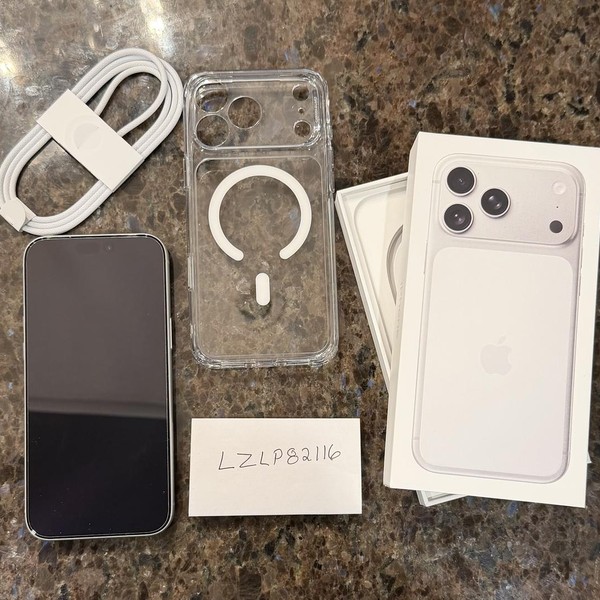 Apple iPhone 17 Pro Max - Unlocked, 512 GB, Silver, A3257