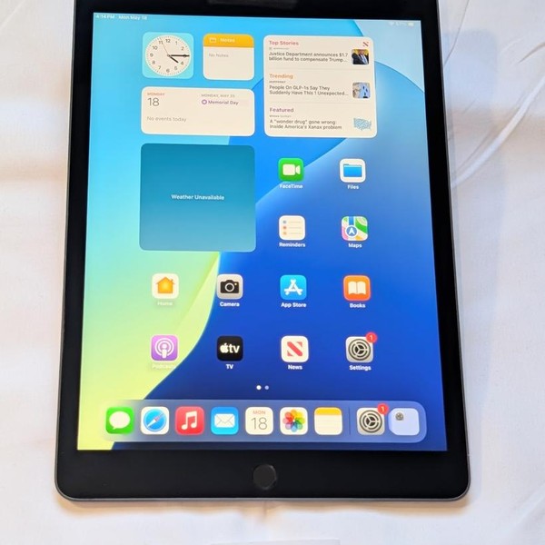 Apple iPad (7th Gen) - Wi-Fi, 32 GB, Gray, A2197