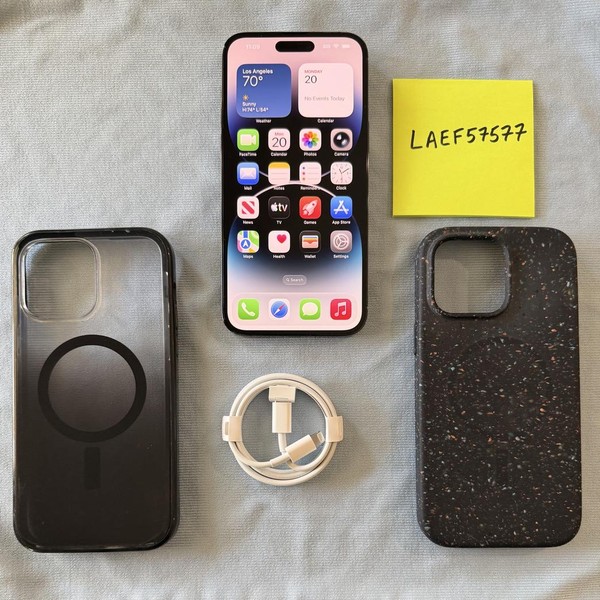 Apple iPhone 14 Pro Max - Unlocked, 256 GB, Black, A2651