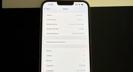 Good
													Apple iPhone 13 Pro Max - Unlocked, Gold, 256 GB, A2484, photo 1 of 12