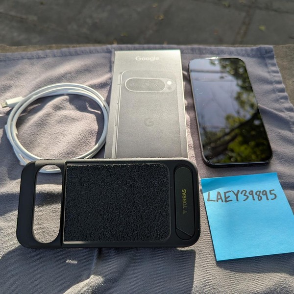 Google Pixel 9 Pro - Unlocked, 128 GB, Obsidian, 16 GB, GR83Y