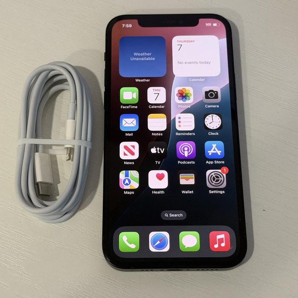 Apple iPhone 12 - Unlocked, 64 GB, Black, A2172