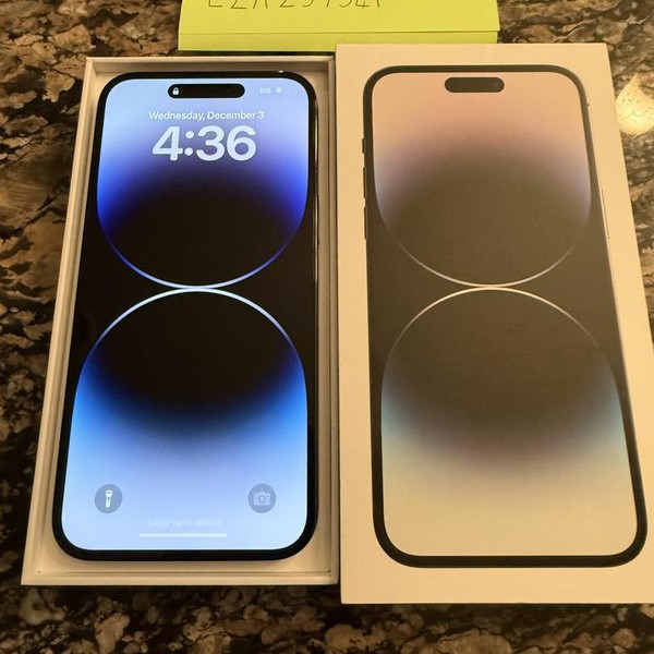 Apple iPhone 14 Pro Max - Unlocked, 128 GB, Black, A2651