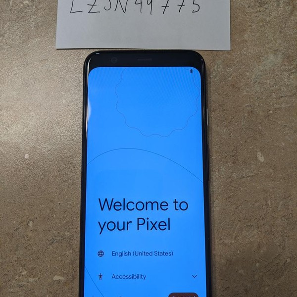 Google Pixel 4 - Unlocked, 64 GB, Black, 6 GB, G020I, Google Edition