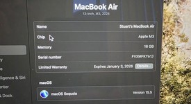 Mint
													MacBook Air 2024 (M3) - 13" - Apple M3, Silver, 512 GB, 16 GB, 10-core GPU, photo 2 of 12