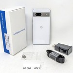 Good Google Pixel 7a - Unlocked Non-US, Snow, 128 GB, 8 GB, GHL1X