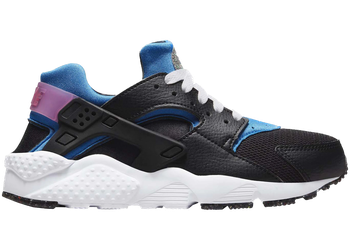 Nike Air Huarache Run Black Photo Blue Active Pink (GS) for sale